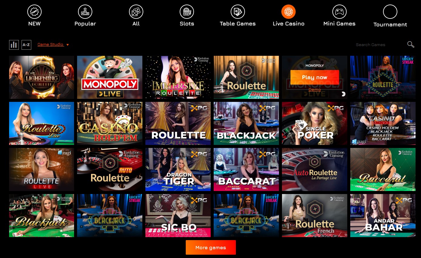Fortune clock live casino